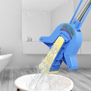 Water absorbing household folding mop