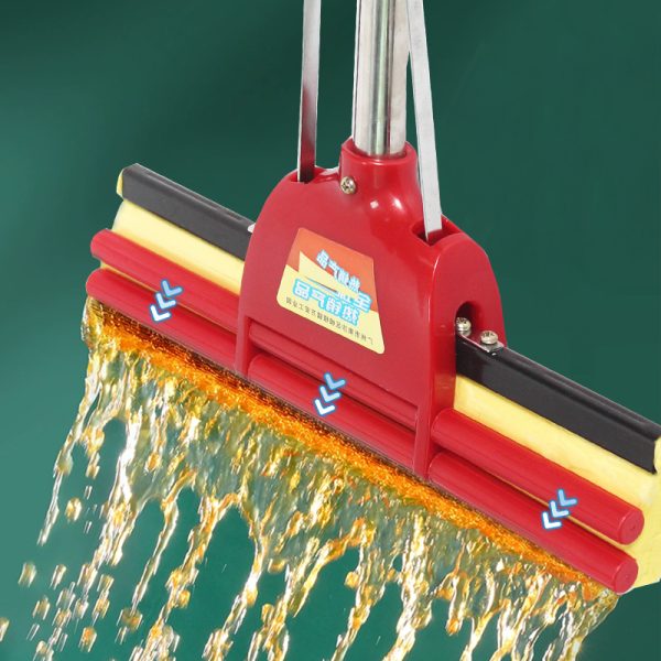 ‌Dual-Size No-Wash Sponge Mop - Image 2