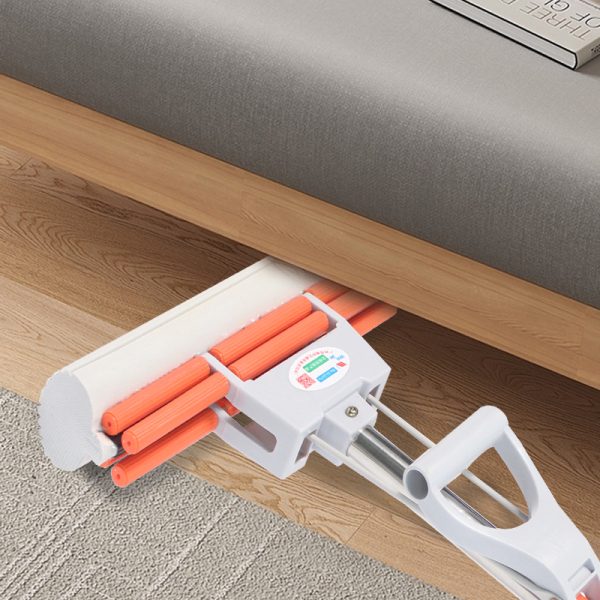 Two-Size Sponge Mop with Roller Wringer - Image 4