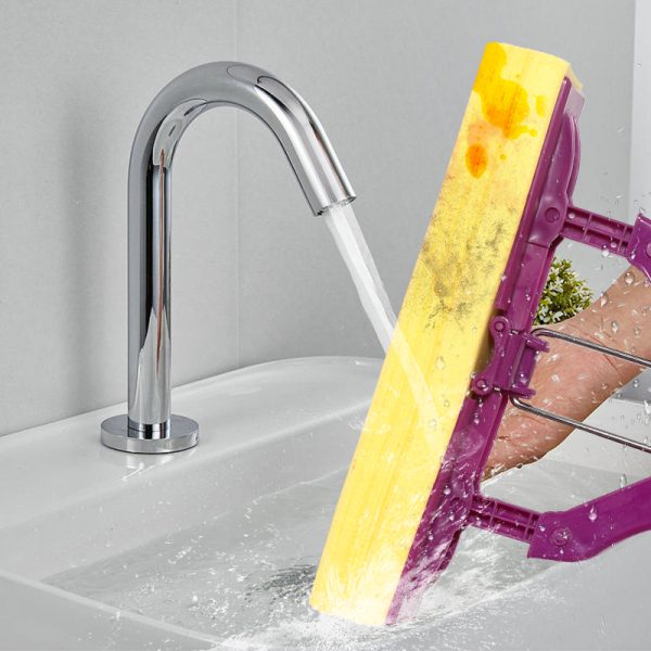 ‌Hand-Free Self-Cleaning Bookfold Sponge Mop - Image 3