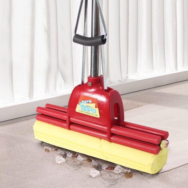 ‌Dual-Size No-Wash Sponge Mop - Image 3