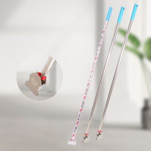 Stainless steel replacement pole for dust push mop