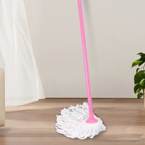 Old-fashioned commercial and household cotton thread mop