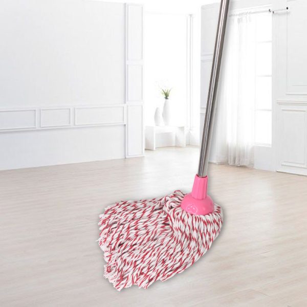 Commercial use of old-fashioned household cotton thread mops