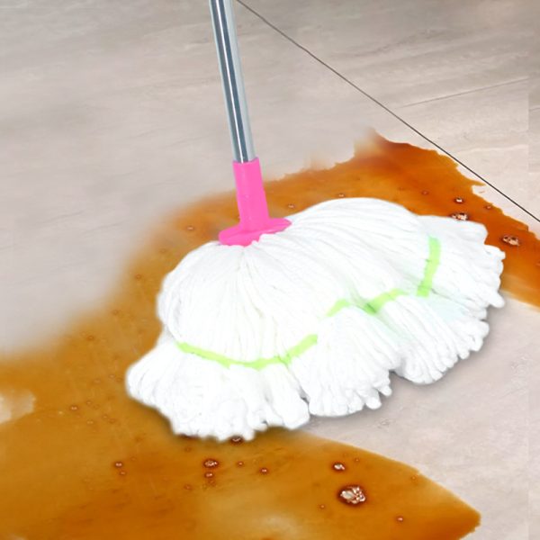 Old-fashioned square-headed microfiber mop - Image 2