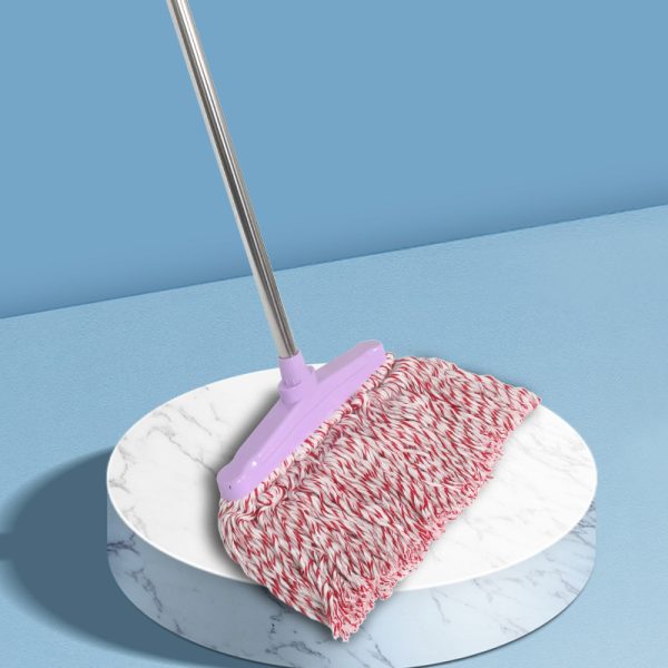 Large square-headed water-absorbent cotton yarn mop