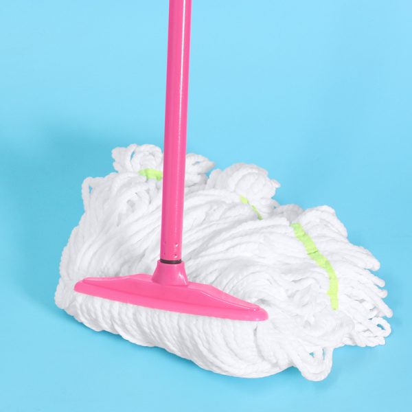 Old-fashioned large square-headed microfiber mop - Image 4